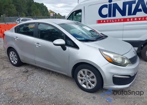 2016 Kia Rio Lx из США, поврежденный, VIN KNADM4A35G6633538